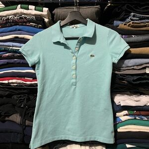 Lacoste Women's Aqua Polo Shirt